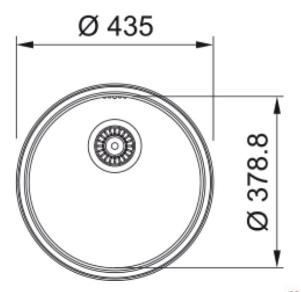 FRANKE ROX 610/110-38 BACCİNİ TEZGAH ALTI EVİYE