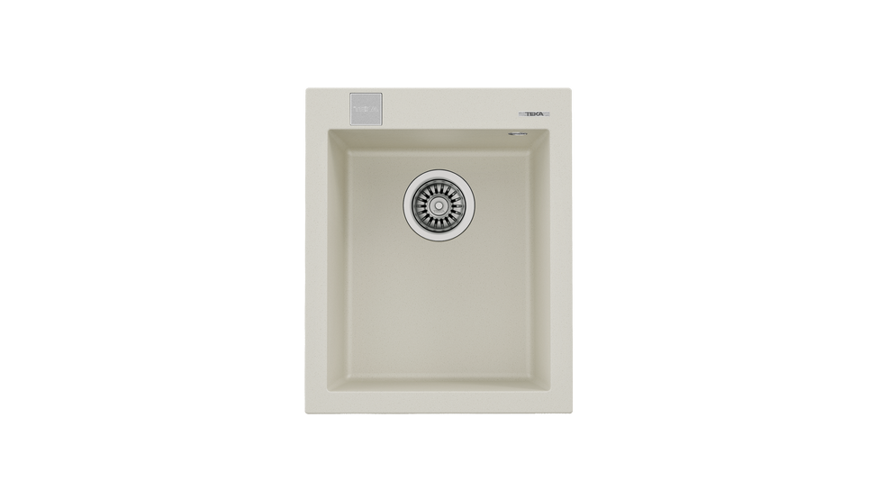 TEKA FORSQUARE 34.40 TG  BRİGHT CREAM GRANİT EVİYE