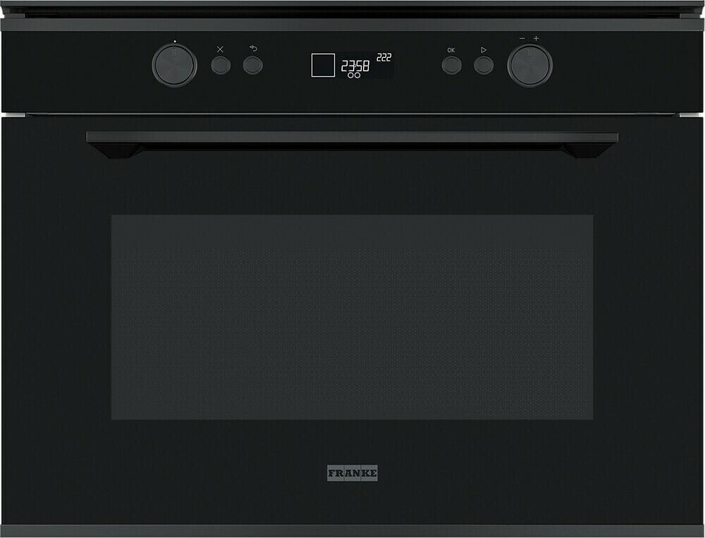 FRANKE FMY 45 MW BK BLACK+BLACK FRAME MYTHOS 45 CM  KOMBİ MİKRODALGA