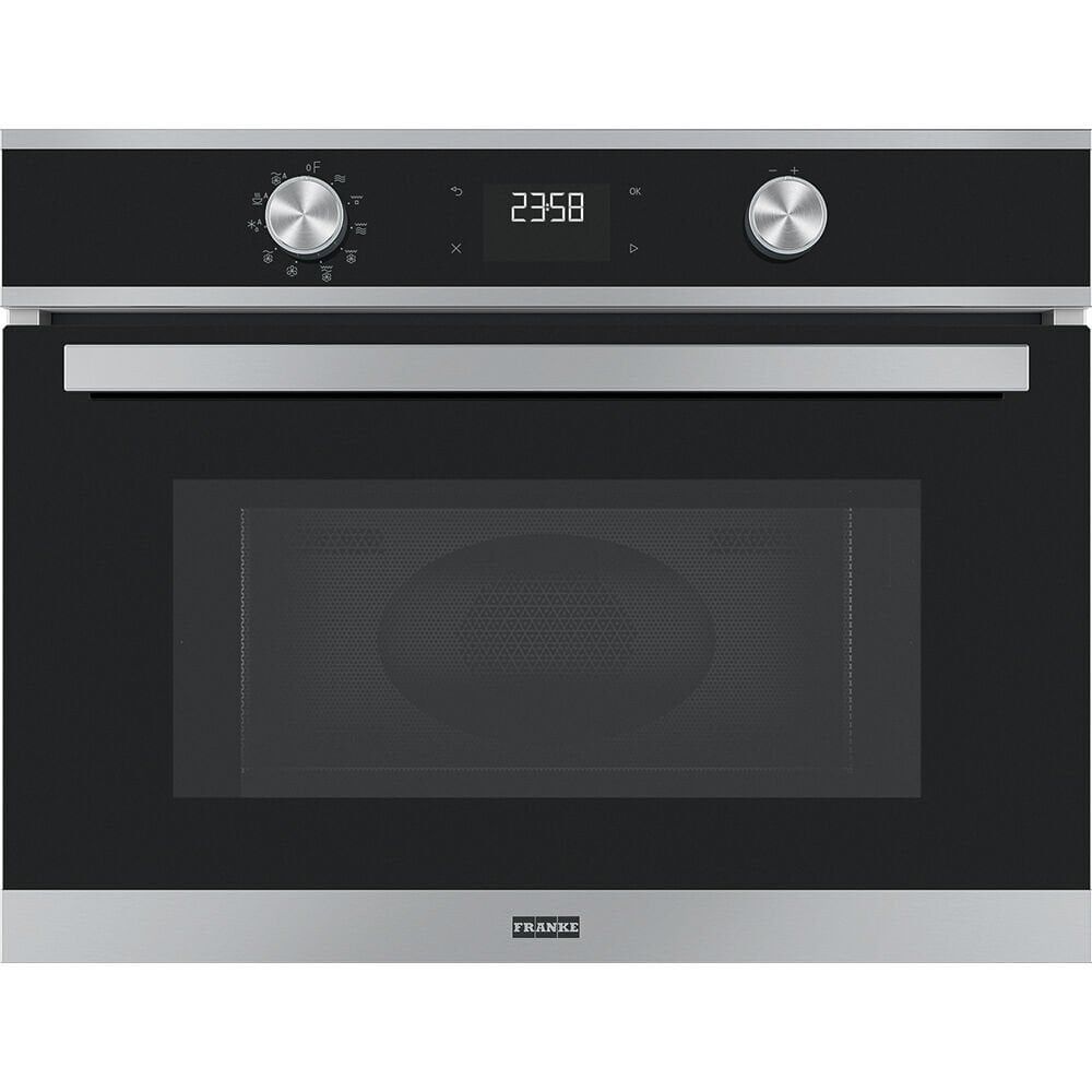 FRANKE FSM 45 MW XS BLACK GLASS/INOX SMART 45 CM KOMBİ MİKRODALGA