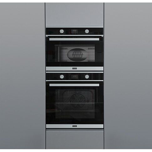 FRANKE SMART FSM 45 MW XS INOX + NERO KOMBİ MİKRODALGA