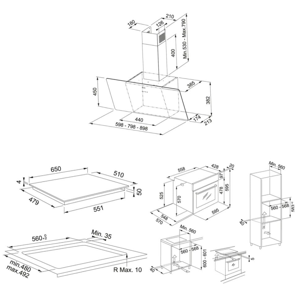 FRANKE FPJ 615 V BK A GLASS VERTİCAL DAVLUMBAZ FSM 654 I B BK SMART İNDÜKSİYONLU OCAK FSL 86 H BK SMART FIRIN ANKASTRE SET