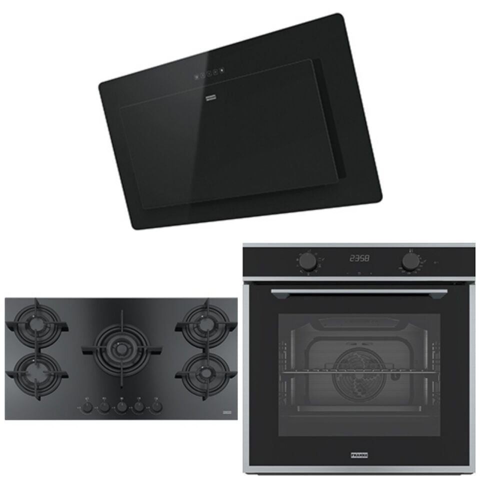 FRANKE FNO 905 BK BLACK GLASS MARİS NERO DAVLUMBAZ FHCR 905 4G TC HE BK C BLSCK GLASS MYTHOS OCAK FMA 86 H XS MARİS FIRIN ANKASTRE SET