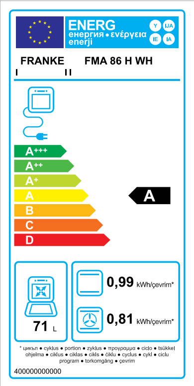 FRANKE FPJ 915 V WH/SS SMART DAVLUMBAZ FHNS 905 4G TC WH C BEYAZ SMART OCAK FMA 86 H WH BEYAZ FIRIN ANKASTRE SET