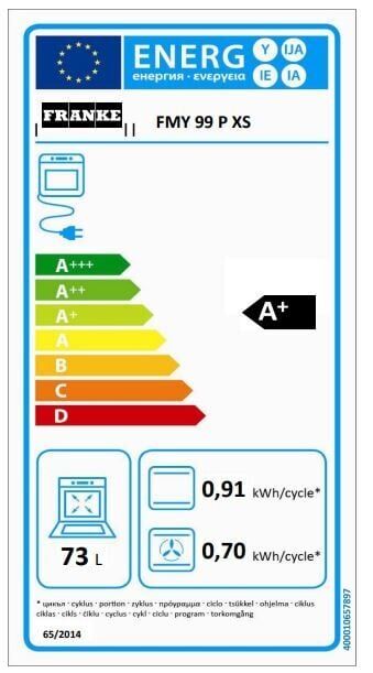 FRANKE FMY 99 P XS BLACK+INOX FRAME MYTHOS TFT PYROLYTİC ANKASTRE FIRIN