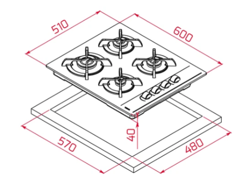 TEKA CHEF 7 ÜÇLÜ ANKASTRE SET
