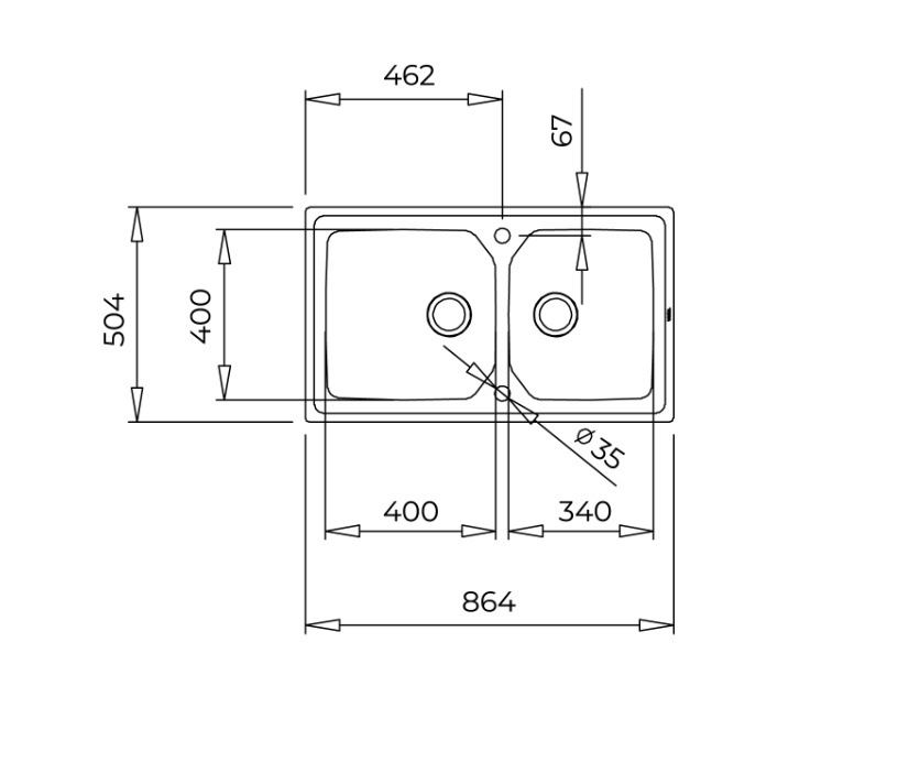 TEKA BROOKLYN 90 M-XP 2B ÇELİK EVİYE