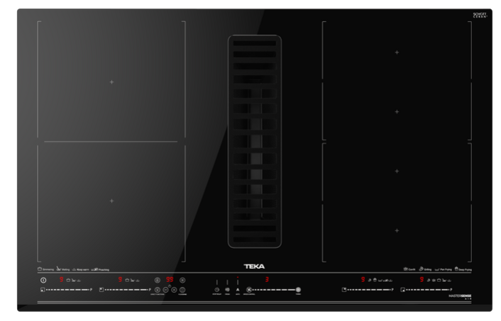 TEKA AFF 87601 MST ENTEGRE DAVLUMBAZLI  80 CM DİRECTSENSE İNDÜKSİYON OCAK