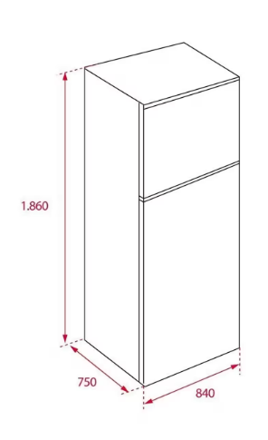 TEKA RTF 15810 SOLO ÜSTTEN YÜKLEMELİ İNOX BUZDOLABI