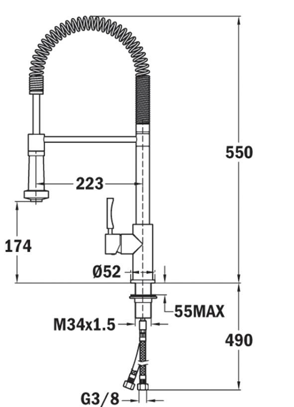 TEKA INX 939 KROM ARMATÜR