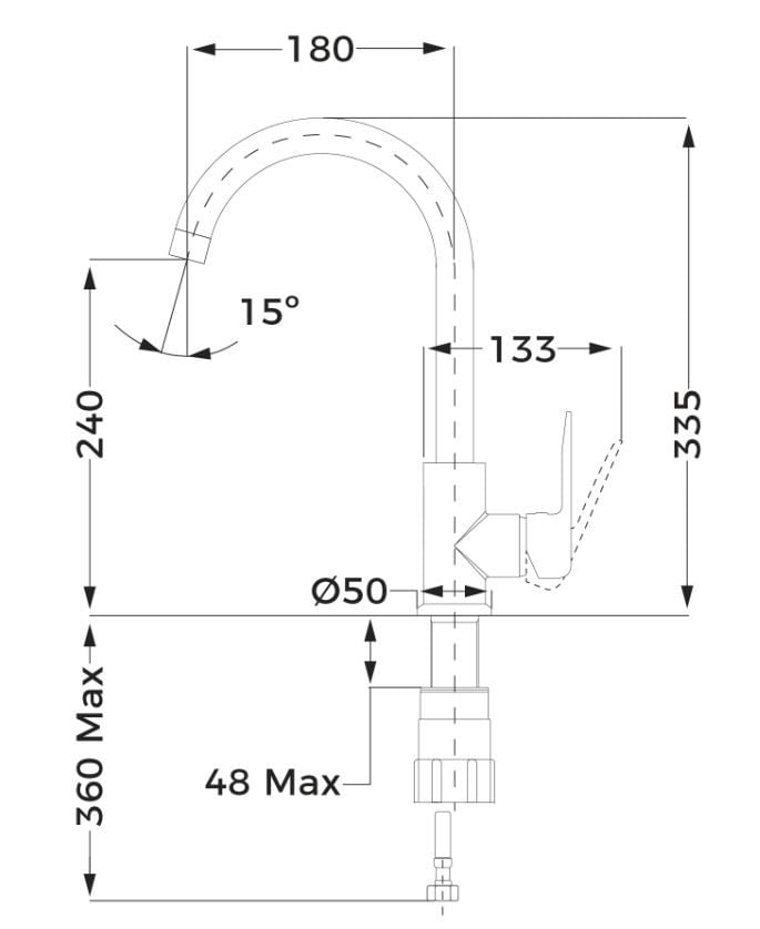 TEKA IN 915 BK ARMATÜR