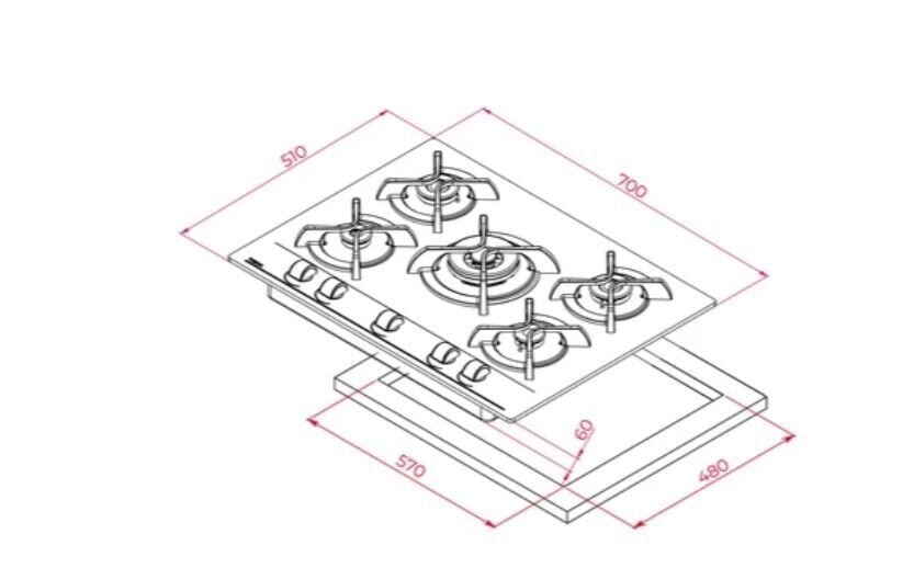 TEKA  GBC 75030 KBC WH OCAK