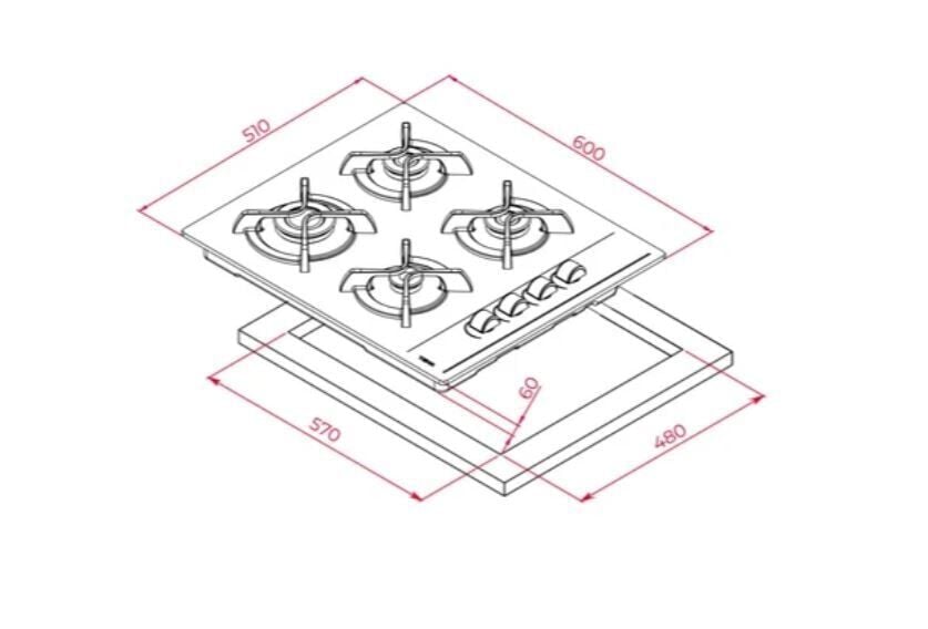 TEKA  GBC 64002 KBC WH OCAK