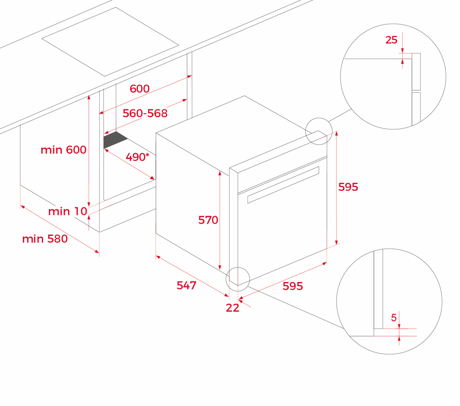 TEKA HLB 8550 SC STEAMCHEF FIRIN