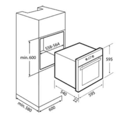 TEKA CHEF 6 ÜÇLÜ ANKASTRE SET
