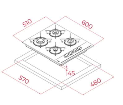 TEKA CHEF 6 ÜÇLÜ ANKASTRE SET
