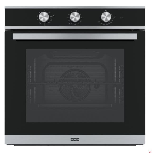 FRANKE FSM 82 H XS BLACK GLASS/INOX FIRIN