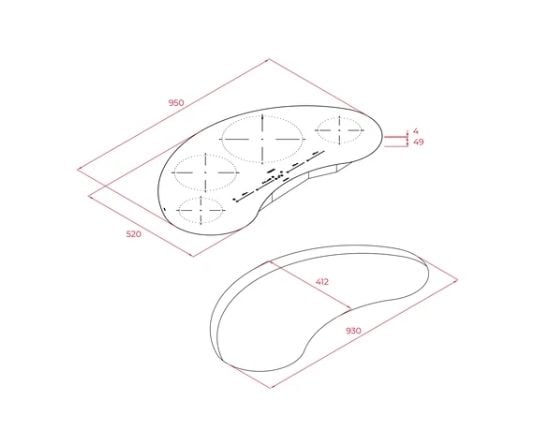 TEKA IRC 9430 KS SİYAH CAM   İNDİKSİYONLU OCAK