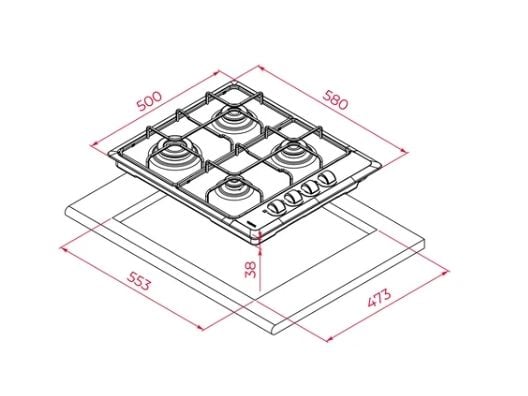 TEKA HLX 640 KBA0E IX (E5) OCAK