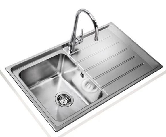 TEKA VITAE 45 B 1B 1D SAĞ DAMLALIKLI ÇELİK EVİYE