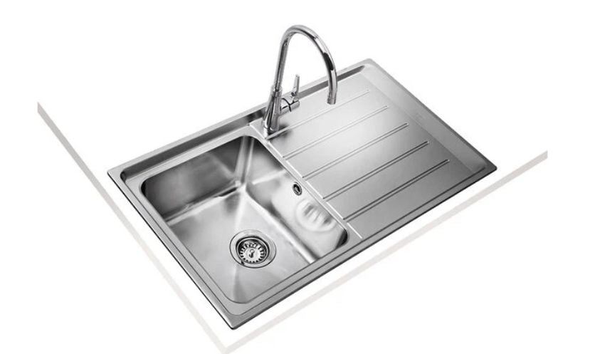 TEKA MİKROKETEN SOL DAMLALIKLI VITAE 45 B 1B 1D ÇELİK EVİYE