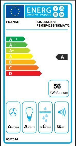 FRANKE ADA SMART FSMS F42 SS/BK MATT INOX ADA TİPİ DAVLUMBAZ