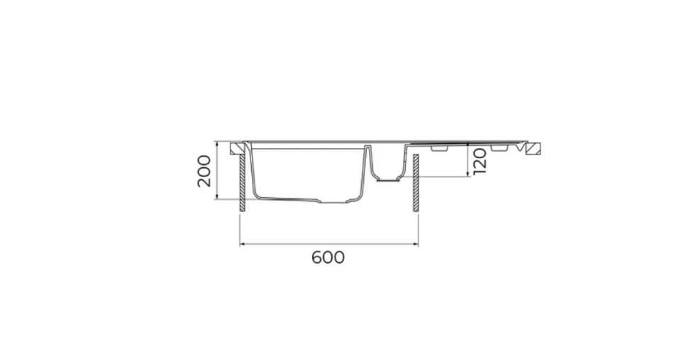 TEKA  CLIFF 60 B-TQ SİYAH GRANİT EVİYE