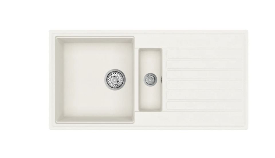 TEKA CLIFF 60 B-TQ BEYAZ GRANİT EVİYE