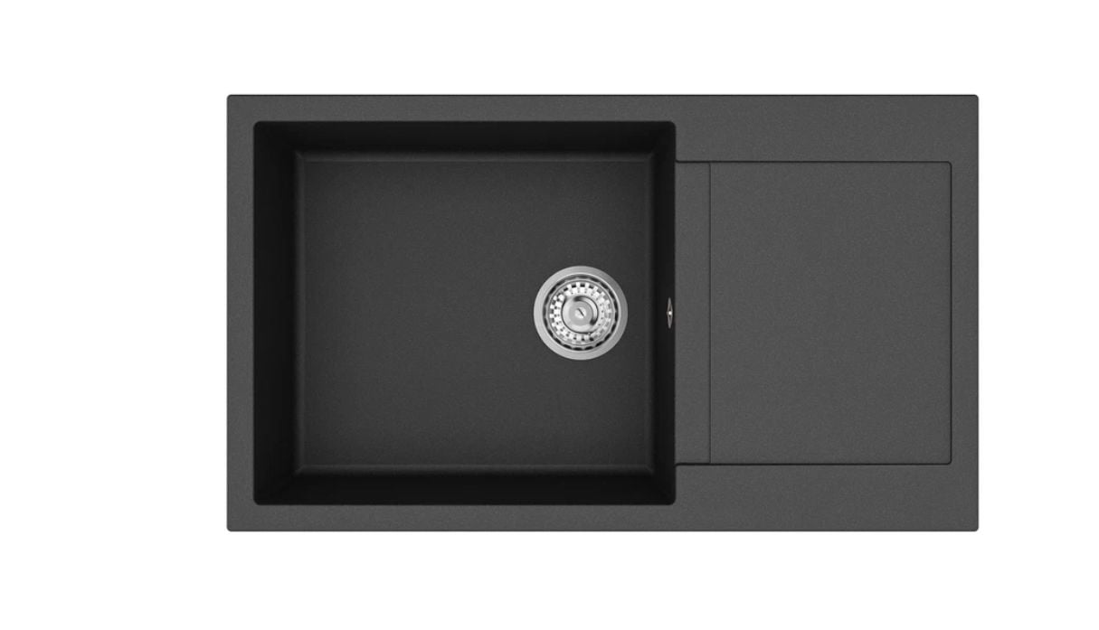 TEKA  CLIVO 60 B-TQ SİYAH GRANİT EVİYE