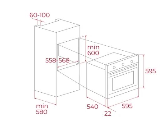 TEKA CHEF 4 ANKASTRE SET