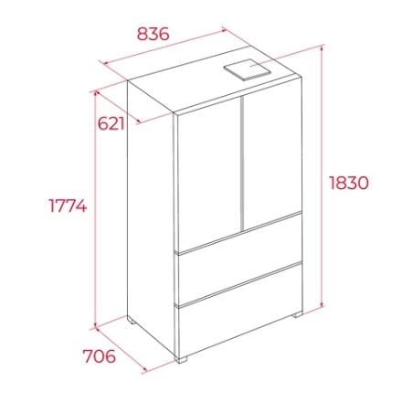 TEKA RFD 75850 GB BUZDOLABI