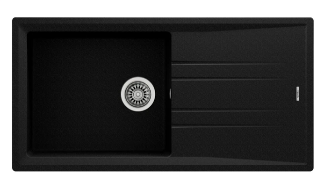 TEKA  STONE 60 L-TG  METALLİC BLACK GRANİT EVİYE