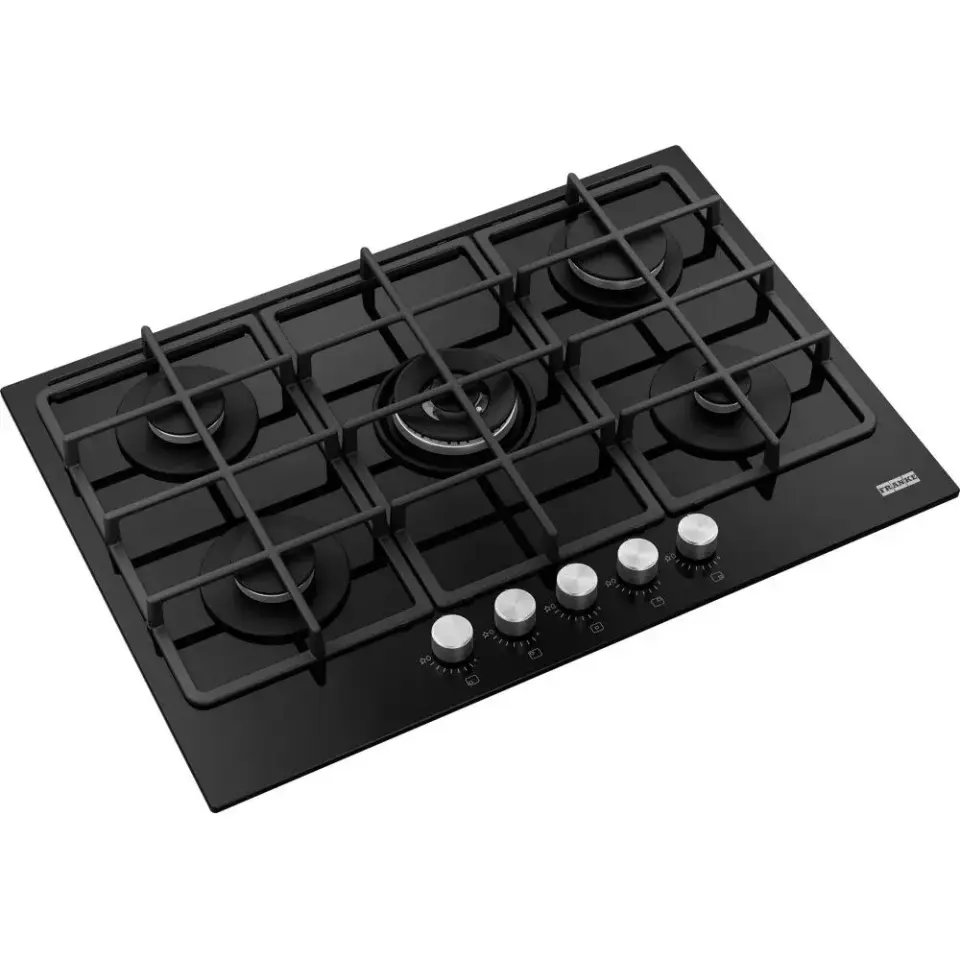 Franke FHSM 755 4G DC BK C 5Gözlü Siyah Cam Ocak