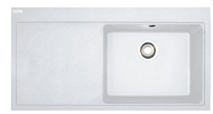 FRANKE MTG 611-100 SOL DAMLALIKLI Bianco GRANİT EVİYE