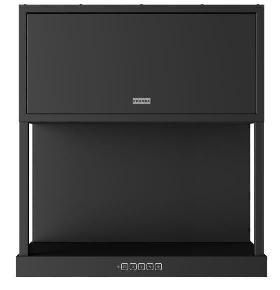 FRANKE FMA MODULAR F60 BK MATT Matt Black DUVAR TİPİ DAVLUMBAZ