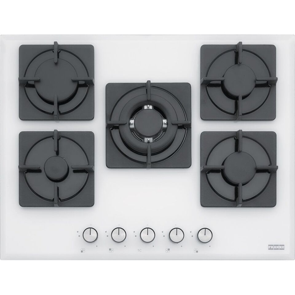 FRANKE SMART LİNEAR SQUARE FHNS 705 4G TC WH C WHİTE GLASS CAM OCAK