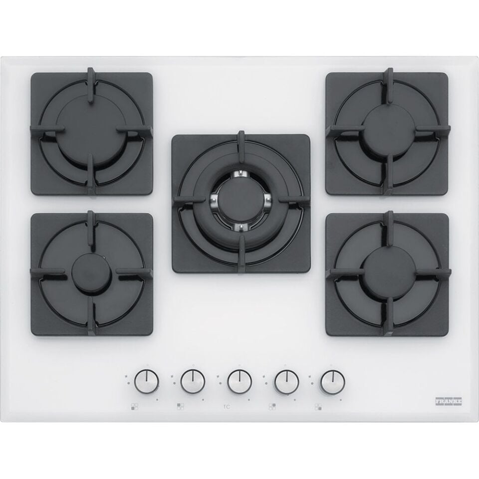 FRANKE SMART LİNEAR SQUARE FHNS 705 4G TC WH C WHİTE GLASS CAM OCAK