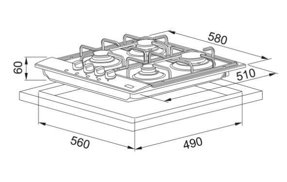 TEŞHİR FRANKE FHNL 604 4G XS E OCAK