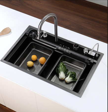 MUKANSA  DİJİ HANDMADE 3+1 MM KITCHEN SINK AKILLI EVİYE
