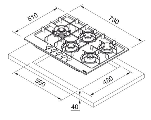 TEŞHİR FRANKE FHMA 755 4G DCL MB C OCAK