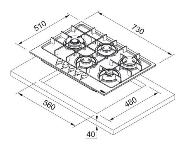 TEŞHİR FRANKE FHMA 755 4G DCL XS OCAK