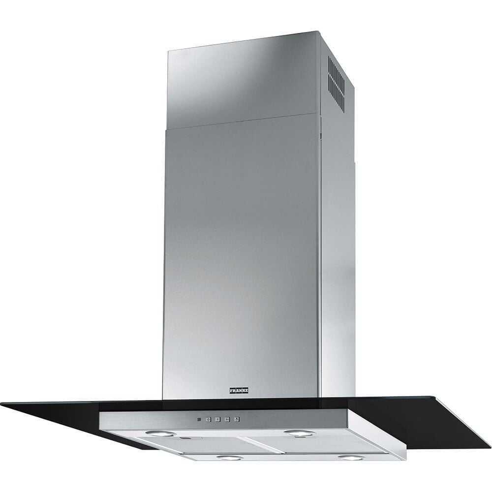 FRANKE GLASS LİNEAR FGL 915 I BK/XS PASLANMAZ ÇELİK - CAM ADA TİPİ DAVLUMBAZ