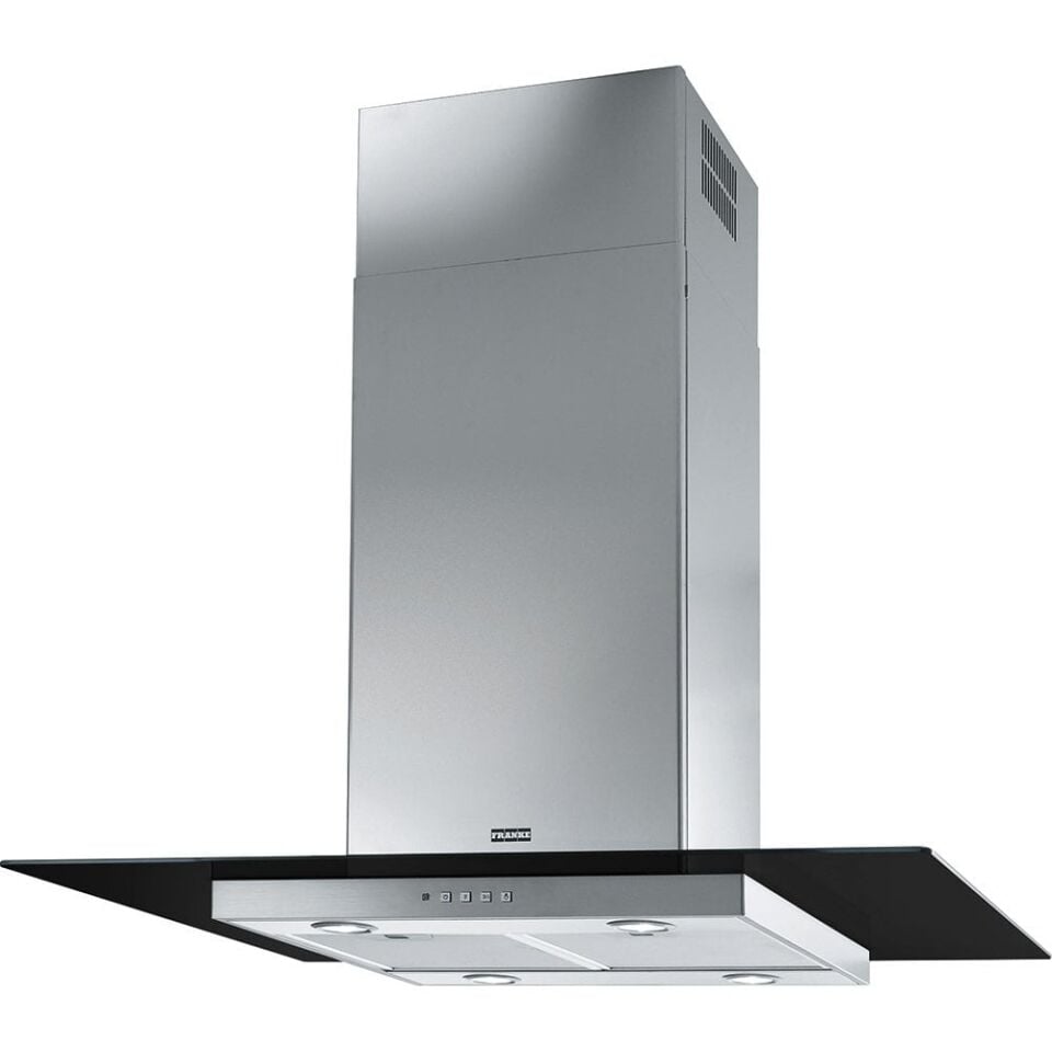 FRANKE GLASS LİNEAR FGL 915 I BK/XS PASLANMAZ ÇELİK - CAM ADA TİPİ DAVLUMBAZ