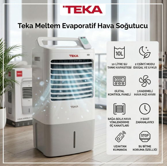TEKA EVAPORATİF HAVA SOĞUTUCU TAS 10 EP