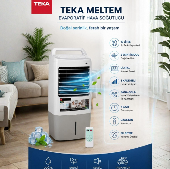 TEKA EVAPORATİF HAVA SOĞUTUCU TAS 10 EP