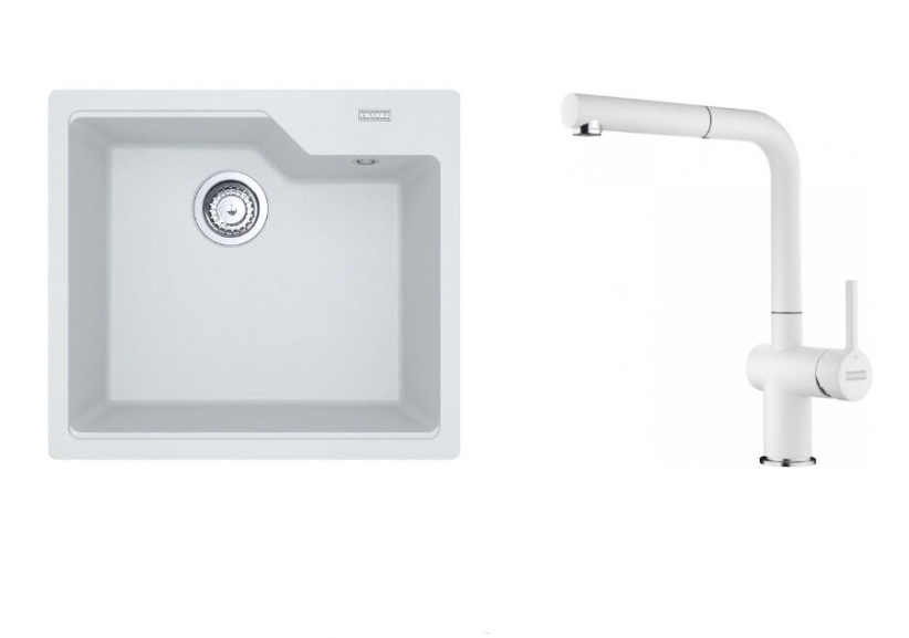 FRANKE URBAN UBG 610-56 TEK GÖZLÜ BİANCO GRANİT EVİYE