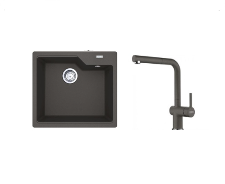 FRANKE URBAN UBG 610-56 TEK GÖZLÜ SLATE GREY GRANİT EVİYE