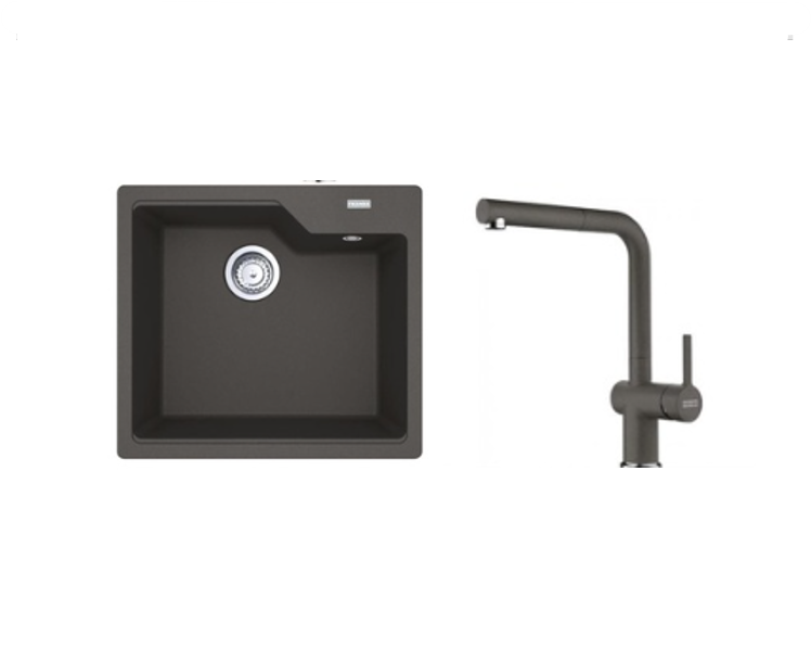 FRANKE URBAN UBG 610-56 TEK GÖZLÜ SLATE GREY GRANİT EVİYE