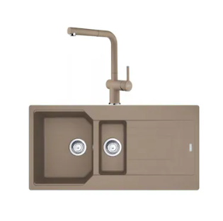 FRANKE URBAN UBG 651-100 1,5 GÖZLÜ OYSTER GRANİT EVİYE
