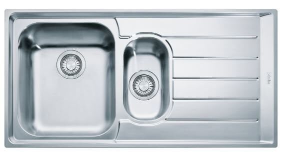 FRANKE NEPTUN NET 651 MİKRODEKOR 1,5 GÖZLÜ SAĞ DAMLALIKLI ÇELİK EVYE